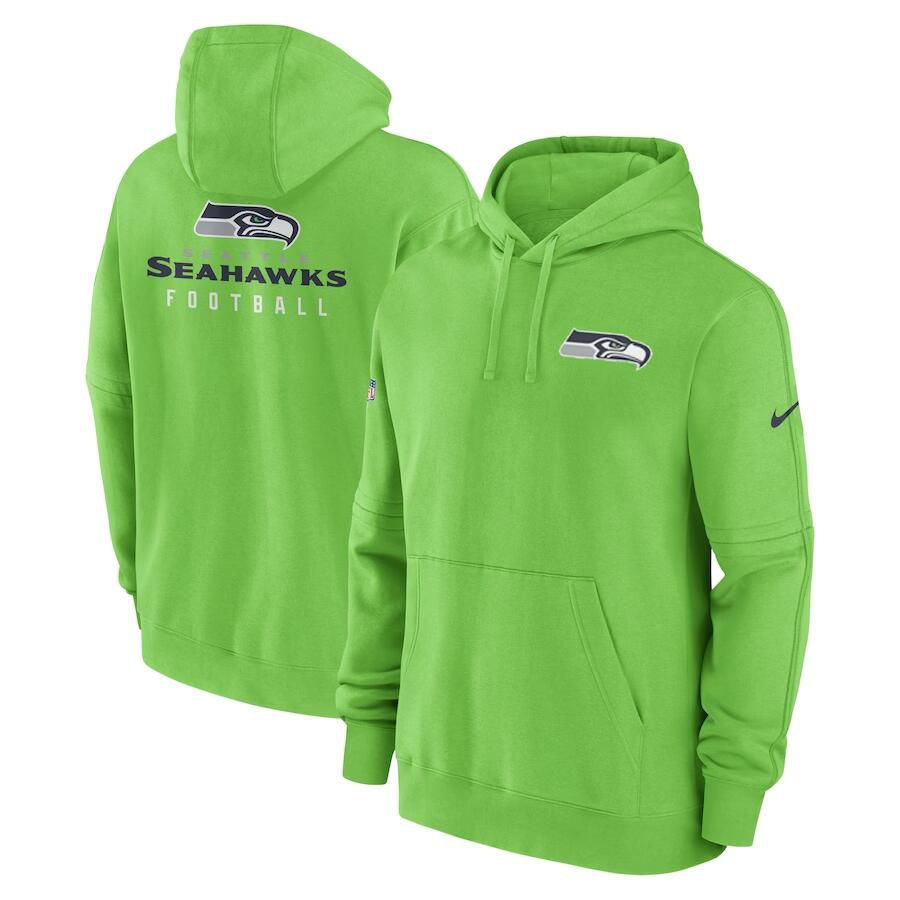 Men 2023 NFL Seattle Seahawks green Sweatshirt style 1